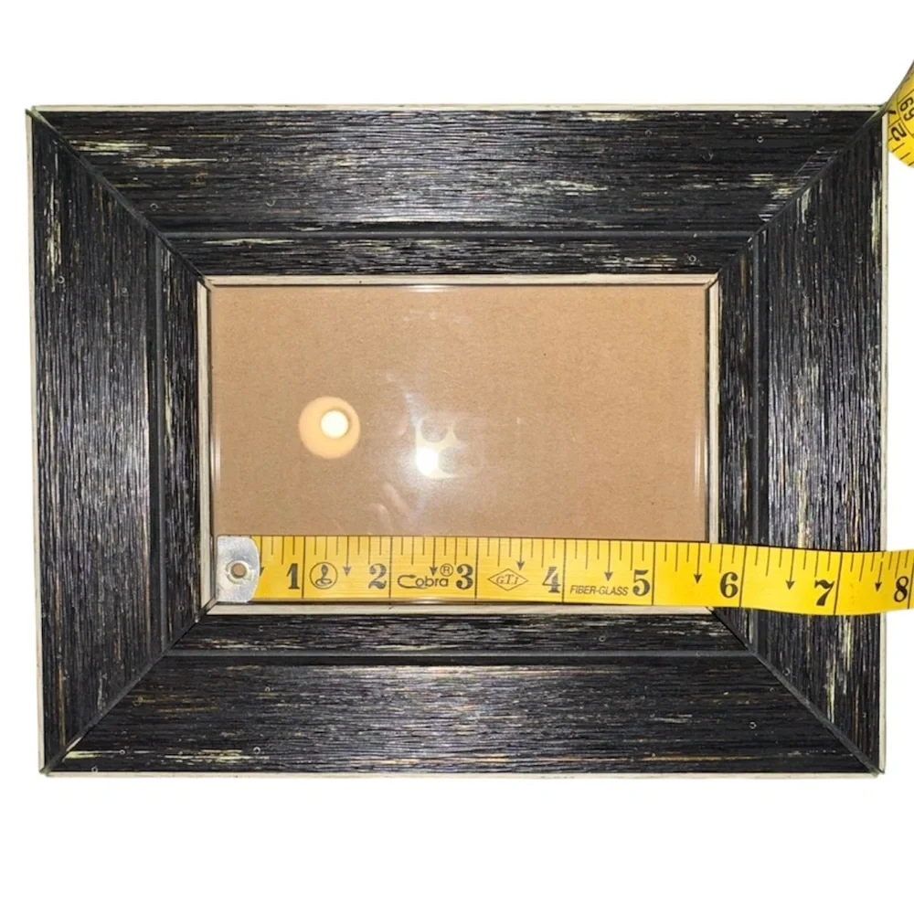 Rustic Black Wooden Picture Frame